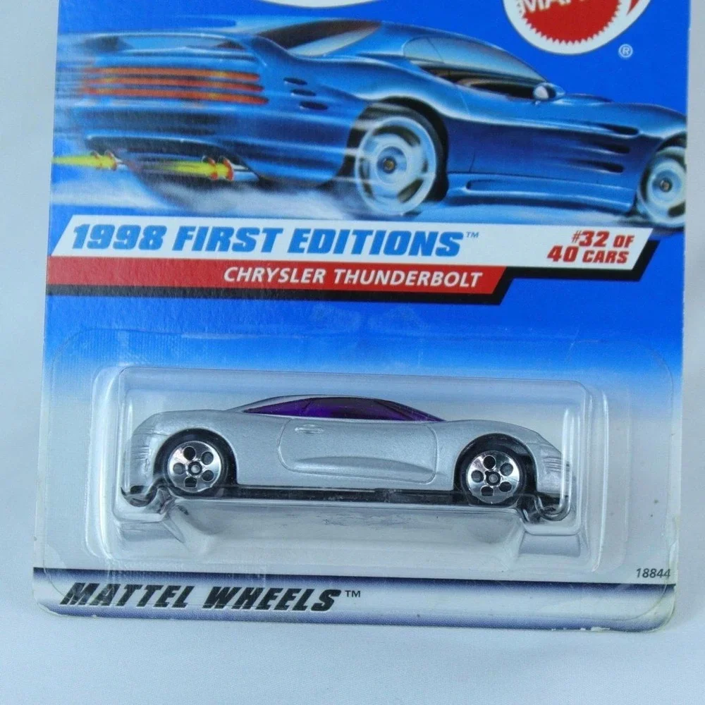 Hot Wheels Silver Chrysler Thunderbolt‎ Toy Car - NEW